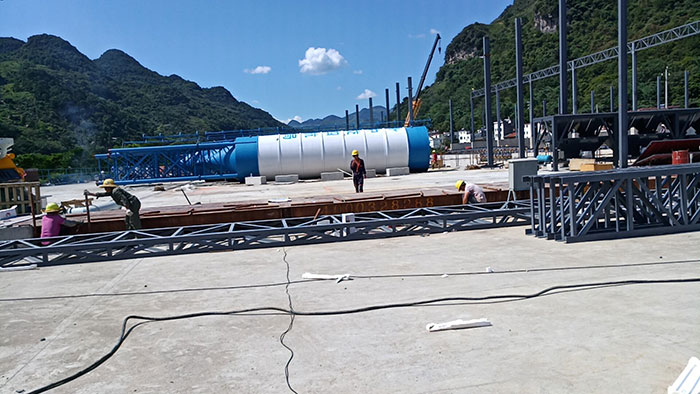 中交四航局廣連高速九經(jīng)理部新田攪拌站