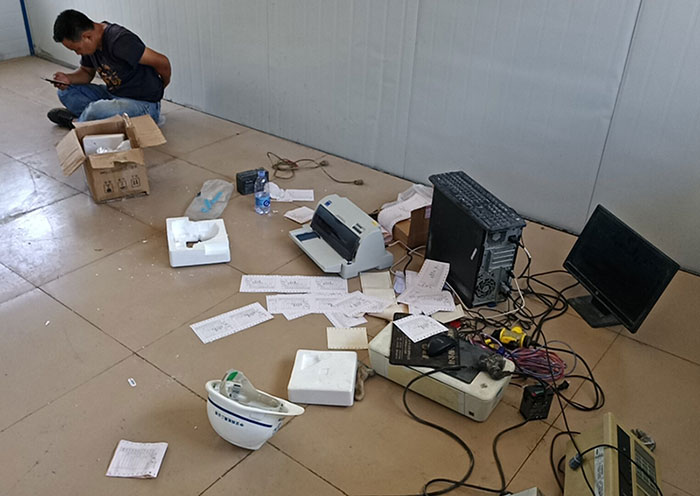 中交四航局廣連高速九經(jīng)理部新田攪拌站